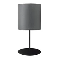 Lampy stojące - Nocna lampka sypialniana Lamego 2028 Shilo metalowa tubka szary - miniaturka - grafika 1