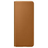 Etui i futerały do telefonów - Samsung Etui Leather Flip Cover do Galaxy Z Fold 3 EF-FF926LAEGWW Brązowy - miniaturka - grafika 1