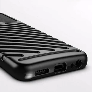 Thunder Case elastyczne pancerne etui pokrowiec Samsung Galaxy A22 5G czarny - Etui i futerały do telefonów - miniaturka - grafika 10