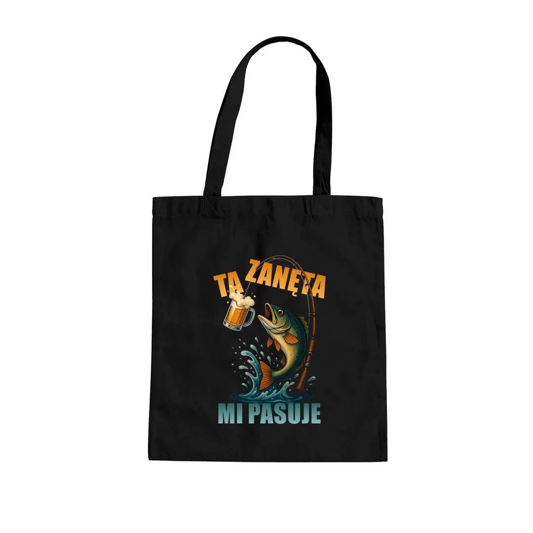 Ta zanęta mi pasuje - torba na prezent dla wędkarza