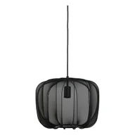 Lampy sufitowe - Czarna lampa wisząca z tekstylnym kloszem ø 40 cm Plumeria – Light & Living - miniaturka - grafika 1