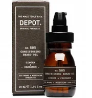 Kosmetyki i akcesoria do pielęgnacji brody - Depot NO. 505 Odżywczy Olejek do Brody 30ml - miniaturka - grafika 1