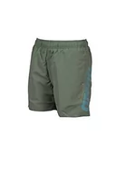 Kąpielówki dla chłopców - ARENA Chłopięce Fundamentals Arena Logo Jr Boxer Swim Trunks zielony Army-martinica-white 116 - miniaturka - grafika 1