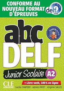 Cle international ABC DELF A2 junior scolaire książka + DVD + zawartość online Nowa formuła 2021 - Książki do nauki języka francuskiego - miniaturka - grafika 1