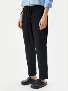Gap Spodnie materiałowe 883883-05 Czarny Straight Leg - Spodnie damskie - miniaturka - grafika 1