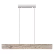 Lampy sufitowe - Rabalux Cinnamon 3091 lampa wisząca zwis 1x34W LED 3000K drewniana/biała - miniaturka - grafika 1