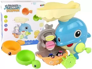 Zabawka do kąpieli delfin wodospad - Leantoys - Zabawki do kąpieli - miniaturka - grafika 1