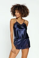 Piżamy damskie - Damska piżama, ciemnoniebieska, Dkaren - miniaturka - grafika 1