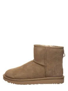 UGG Skórzane botki "Classic Mini II" w kolorze brązowym - Botki damskie - miniaturka - grafika 1