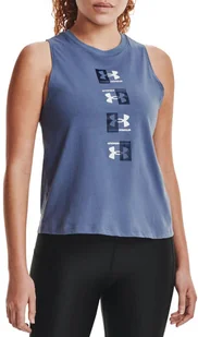 UNDER ARMOUR Live UA Repeat Muscle Tank 1360836470 SM - Koszulki i topy damskie - miniaturka - grafika 1