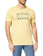 Koszulki męskie - Hurley męskie T-shirty Palm to Grow PRM Tee Ss, żółty, s - miniaturka - grafika 1