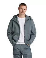 Bluzy męskie - G-STAR RAW Męska bluza z kapturem Premium Core Zip Sweats, Szary (Axis D16122-c235-5781), XXL - miniaturka - grafika 1