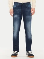 Spodnie męskie - Blend Jeansy 20712391 Granatowy Slim Fit - miniaturka - grafika 1