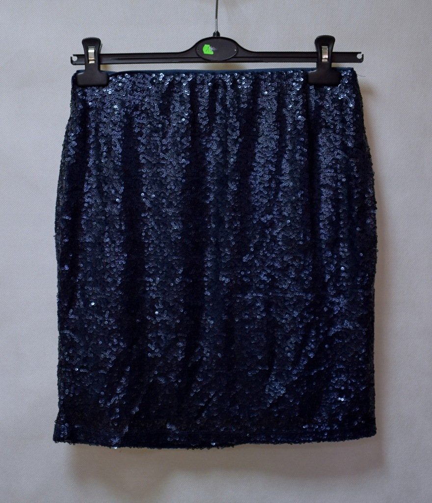 Spódniczka Damska Cekinowa Granatowa Rozmiar M *Tom&Rose*