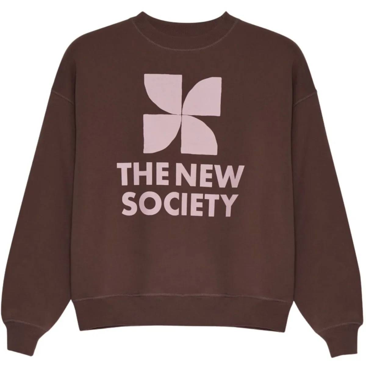 Damska bluza z logo TNS Roast M Brązowy