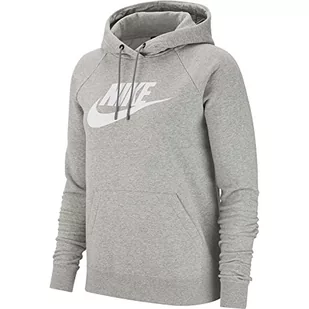 Nike W Nsw Essntl Hoodie Po Hbr bluza damska szary ciemnoszary, wrzos / biały X-S - Bluzy damskie - miniaturka - grafika 1
