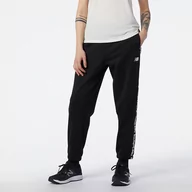 Spodnie damskie - Spodnie damskie New Balance WP13176BK  czarne - miniaturka - grafika 1