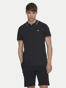Only & Sons Polo Fletcher 22024827 Granatowy Regular Fit - Koszulki męskie - miniaturka - grafika 1