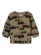 Bluzy i sweterki niemowlęce - name it Bluza "Sacar" w kolorze jasnobrązowym - miniaturka - grafika 1