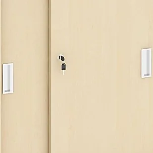 B2B Partner Nadstawka z przesuwnymi drzwiami, 800 x 400 x 600 mm, brzoza CF-C80601-M, CF-060 - Inne meble biurowe - miniaturka - grafika 2