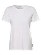 Koszulki i topy damskie - Marc O'Polo T-shirt damski Kobiety Bawełna biały jednolity, M - miniaturka - grafika 1