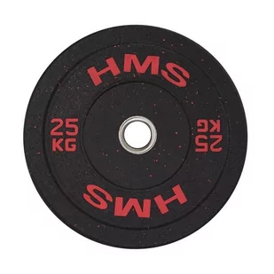 HMS HTBR25 RED TALERZ OLIMPIJSKI BUMPER 25 KG 1AB-17-61-029 - Pozostały sprzęt siłowy - miniaturka - grafika 1