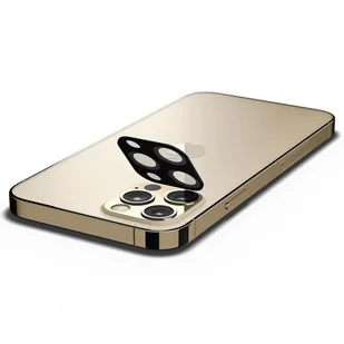Spigen Szkło na aparat Glas.tr Slim Optik 2-Pack iPhone 12 Pro, złote 8809756642869 - Szkła hartowane na telefon - miniaturka - grafika 1