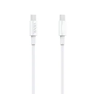Kable - Kabel 100W 1m USB-C - USB-C VIDVIE CB4013 biały - miniaturka - grafika 1