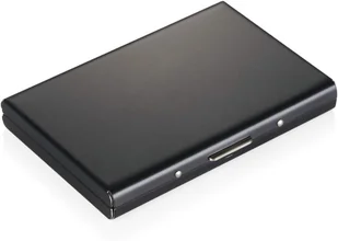 Metalowy portfel na karty, ultracienki metalowy portfel ze stali nierdzewnej, blokujący RFID, portfel na karty kredytowe dla mężczyzn i kobiet - Plecaki worki - miniaturka - grafika 1