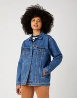 Kurtki damskie - Damska Kurtka Przejściowa Wrangler Heritage Jacket Rumours W436-49-33V-Xs - miniaturka - grafika 1
