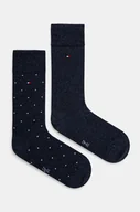 Skarpetki męskie - Tommy Hilfiger skarpetki 2-pack męskie kolor niebieski 701230780 - miniaturka - grafika 1
