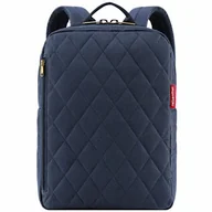 Torby na laptopy - reisenthel Classic Backpack 39 cm komora na laptopa rhombus midnight gold - miniaturka - grafika 1