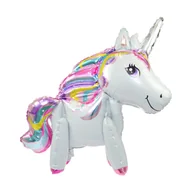 Urodziny dziecka - Balon foliowy stojący jednorożec 54cm - Arpex - miniaturka - grafika 1