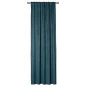 Zasłony - Zasłona z taśmą ABETO 140 x 260 cm morski - miniaturka - grafika 1