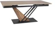 Stoły - STÓŁ GENESIS LEGNO DĄB / CZARNY/DĄB 160220X90 - miniaturka - grafika 1