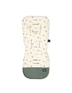 Akcesoria do wózków - La Millou Wkładka do wózka Stroller Pad Organic Jersey Collection ( Farmland - Velvet Khaki ) - miniaturka - grafika 1