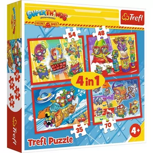 Trefl Puzzle 4w1 Tajni Szpiedzy Super Zings - Puzzle - miniaturka - grafika 1