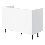 Szafki kuchenne - Szafka dolna Pragma 120 cm biała - miniaturka - grafika 1