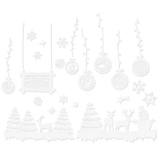 Naklejki Świąteczne na Okno Szybę Śnieżynki Święta Ozdoby Samoprzylepne XXL SUPERCENA RUHHY - Ozdoby bożonarodzeniowe Naklejki Świąteczne na Okno Szybę Śnieżynki Święta Ozdoby Samoprzylepne XXL SUPERCENA RUHHY - Ozdoby bożonarodzeniowe - miniaturka - grafika 1