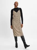 Sukienki - Noisy May Sukienka damska - NMMelina Kobiety beżowy|brązowy|czarny wzorzysty, S - miniaturka - grafika 1