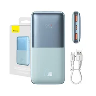 Powerbanki - Powerbank Baseus Bipow Pro 10000mAh, 2xUSB, USB-C, 20W (niebieski) - miniaturka - grafika 1