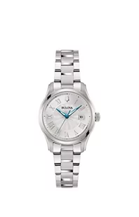 Zegarek Bulova Analogowy 96M162, Srebrny - Zegarki męskie - miniaturka - grafika 1