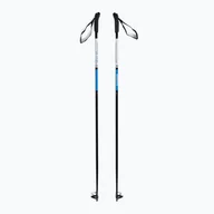 Kijki narciarskie - Kije do nart biegowych dziecięce Salomon Escape Alu Jr. czarno-niebieskie L47027000  130 cm - miniaturka - grafika 1