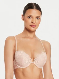 Guess Biustonosz push-up O4YC01 PZ01C Beżowy - Biustonosze - miniaturka - grafika 1