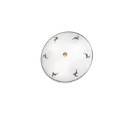 Lampy sufitowe - Kolarz 731.U13.4.133- Lampa sufitowa NONNA 3xE27/60W/230V śr. 42 cm szara/mosiądz - miniaturka - grafika 1