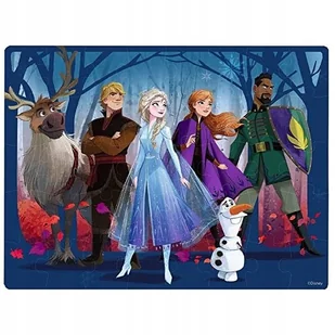 PUZZLE FROZEN 2 KRAINA LODU ELZA DISNEY DUŻA UKŁADANKA DLA DZIECI 5+ LAT - Puzzle - miniaturka - grafika 1