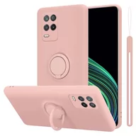 Etui i futerały do telefonów - Pokrowiec Do Realme 8 5G / V13 / Q3 / Q3i / Narzo 30 5G w LIQUID RÓŻOWY Etui TPU Obudowa Ochronny Case Cover Plecki Cadorabo - miniaturka - grafika 1