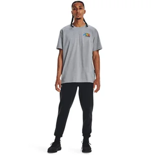 Męskie spodnie dresowe Under Armour UA Rival Fleece Joggers - czarne - UNDER ARMOUR - Spodnie sportowe męskie - miniaturka - grafika 1