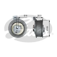 Rolki i napinacze - Rolka napinacza, pasek rozrządu Gates T43242 - miniaturka - grafika 1