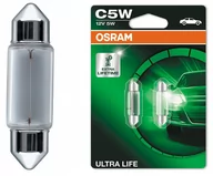 Żarówki samochodowe - OSRAM C5W 12V 5W SV8,5-8 ULTRA LIFER - miniaturka - grafika 1